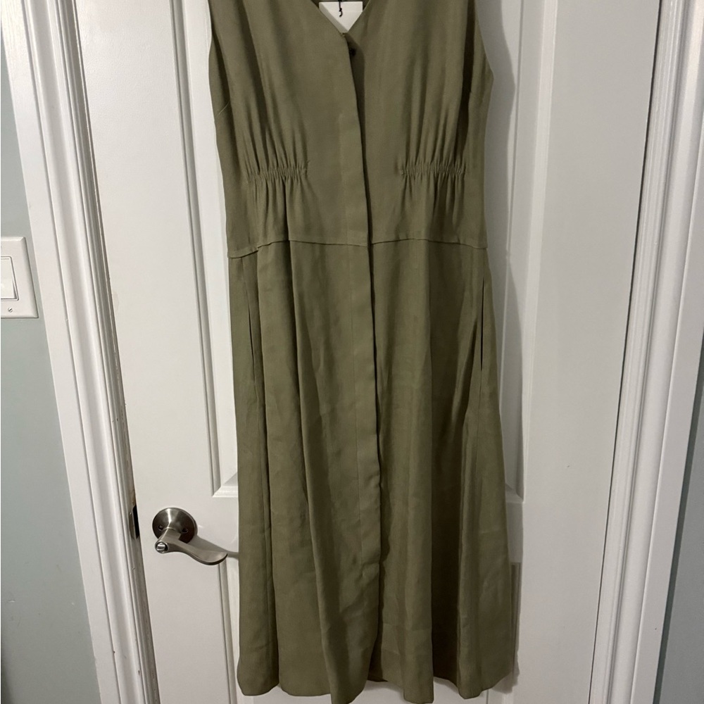 Zara Olive Green Maxi Dress